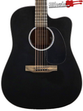 Martin DC-10E Modern Black Acoustic Electric Guitar