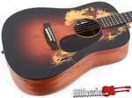 Martin D JrE StreetLegend Burst Sapele Acoustic Electric Guitar