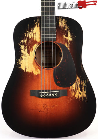 Martin D JrE StreetLegend Burst Sapele Acoustic Electric Guitar