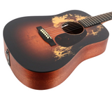 Martin D JrE StreetLegend Burst Acoustic Electric Guitar