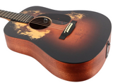 Martin D JrE StreetLegend Burst Acoustic Electric Guitar