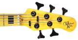 Michael Kelly Element Vintage Sunburst 5-String Zebra Proto Electric Bass Guitar