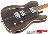 Michael Kelly MK58 Striped Ebony Thinline Tele Prototype Electric Guitar