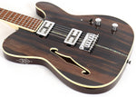 Michael Kelly MK58 Striped Ebony Thinline Tele Prototype Electric Guitar