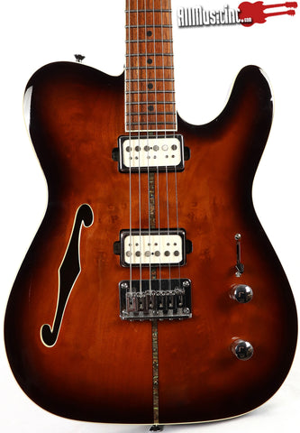 Michael Kelly MK58 Tiger Eye Thinline Tele Prototype Electric Guitar