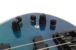 Michael Kelly Pinnacle Blue Fade Prototype Electric Bass Guitar