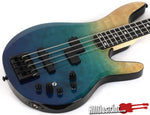 Michael Kelly Pinnacle Blue Fade Prototype Electric Bass Guitar