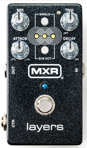 MXR M307 Layers Trigger Sustain Octave Electric Guitar Effects Pedal