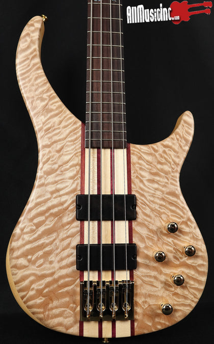 Peavey Cirrus Quilt Top Natural 4-String Electric Bass Guitar