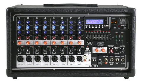 Peavey PVi8500 400w 8-Channel Powered Mixer Mixing with Bluetooth