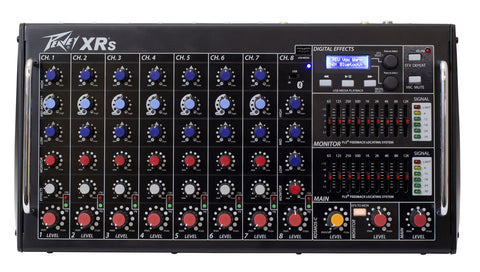 Peavey XR-S 8-channel 1000w Powered Mixer with Bluetooth