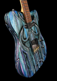 Rockaway Relic Custom Blue Tele Electric Guitar