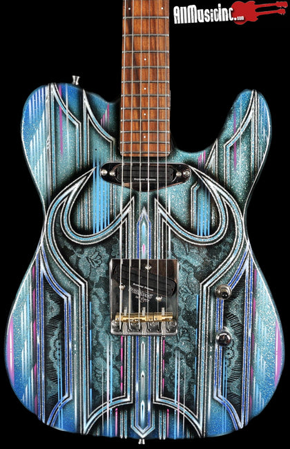 Rockaway Relic Custom Blue Tele Electric Guitar
