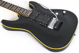Schecter Diamond Series Omen Active-FR Satin Black Electric Guitar