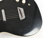 Vintage 1950s Silvertone 1304 U1 Single Cut Black Electric Guitar