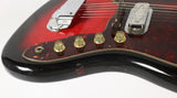 Vintage 1964 Silvertone 1478 Red Sunburst Electric Guitar