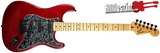 All Music Inc. Private Collection #5 Custom Strat Electric Guitar Preowned