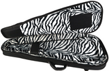 All Music Inc. Embroidered Electric Guitar Gig Bag - Zebra