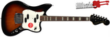 Squier Paranormal Electric VI 3-Color Sunburst Electric Guitar