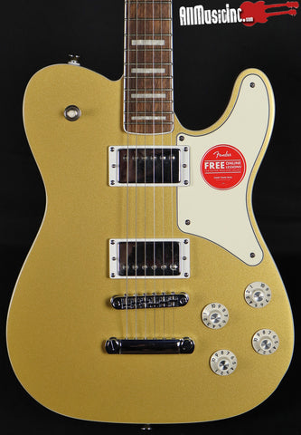 Squier Paranormal Limited Edition Troublemaker Telecaster Deluxe Aztec Gold Electric Guitar