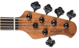 EBMM Sterling Stingray Ray 35 5-String Sparkle Purple Electric Bass Guitar
