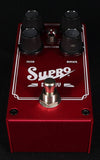 Supro Model 1313 Delay Electric Guitar Effect Effects Pedal Red