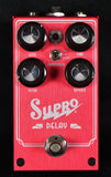 Supro Model 1313 Delay Electric Guitar Effect Effects Pedal Red
