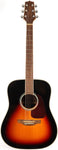 Takamine GD-71 Brown Sunburst Acoustic Guitar w/ Gig Bag Preowned
