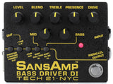 Tech 21 NYC SansAmp Bass Driver DI V2 Bass Guitar Direct Box Preamp Effect Pedal
