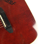 Vintage 80s Tokai Japan Folkel Red Brown Acoustic Electric Guitar