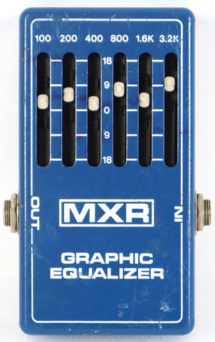 Vintage 1970s MXR Six-Band Guitar Equalizer EQ Effect Pedal M109