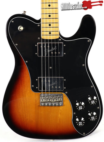 Fender Vintera 70s Telecaster Tele Deluxe 3-Tone Sunburst Electric Guitar