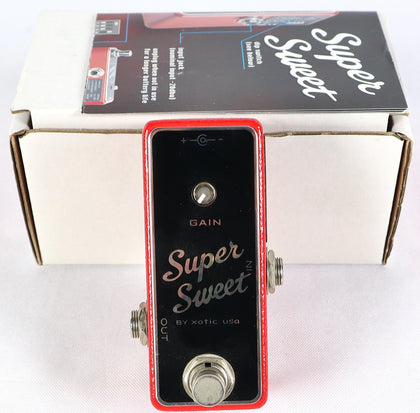 Xotic USA Super Sweet Boost Electric Guitar Effect Effects Pedal