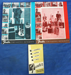 Fender Electric Guitar Amplifier Bass Vintage Catalog Catalogs
