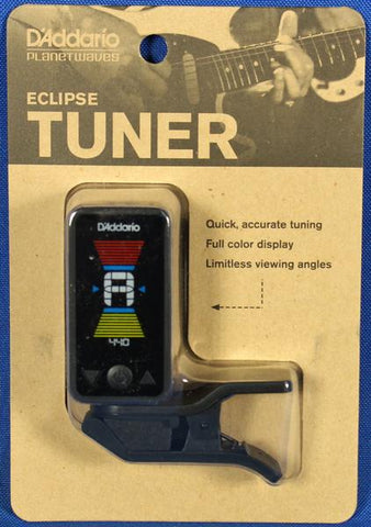 Planet Waves PW-CT-17BK Eclipse Chromatic Clip-On Guitar Tuner Black