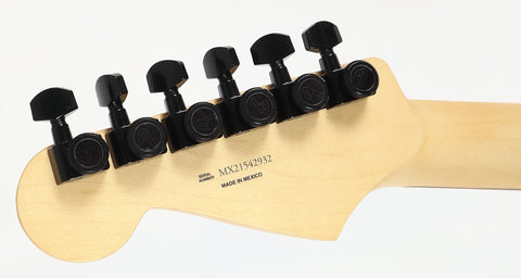 All Music Inc. Collection Custom Gold Sparkle Block Inlay Strat Guitar