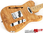 All Music Inc USA Private Collection #11 Flamed Thinline Tele Electric Guitar