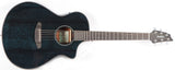 Breedlove Rainforest S Concert CE Midnight Blue Solid Top Acoustic Electric Guitar
