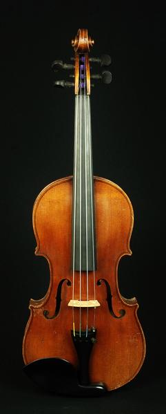 Vintage Carl Vulzar Germany 4/4 Flamed Maple Violin Outfit – All