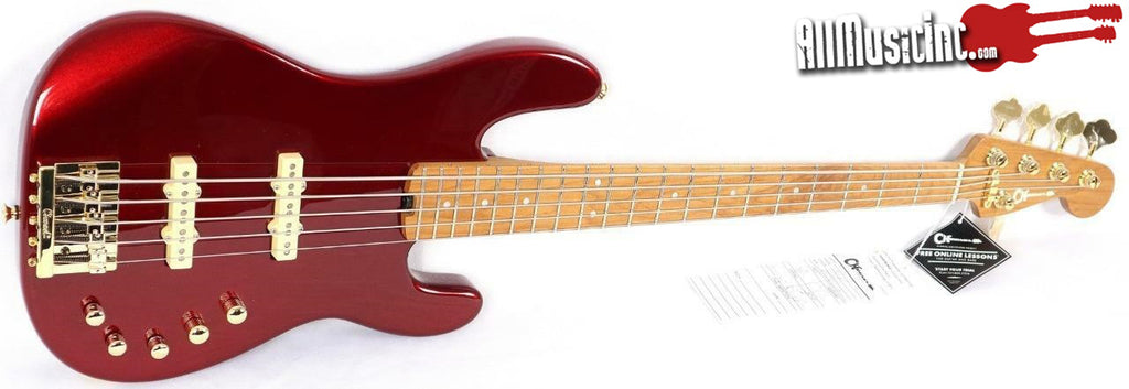 Charvel Pro Mod San Dimas 5 String Candy Apple Red Electric Bass