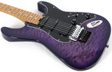 Charvel Sfogli Pro-Mod So-Cal Style 1 HSS FR Trans Purple Electric Guitar