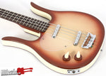 Danelectro 58 Longhorn Copperburst Short Scale 4-String Lefty Electric Bass Guitar
