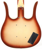 Danelectro 58 Longhorn Copperburst Short Scale 4-String Lefty Electric Bass Guitar