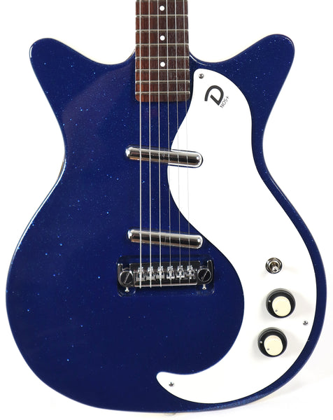 バイヤー厳選用品 Danelectro 59M Guitar Electric Metalflake Blue NOS+ Mod ギター