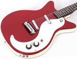 Danelectro 59M Mod NOS+ Red Metalflake Electric Guitar