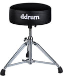 Ddrum Mercury Fat Black Velvet Top Drum Throne MFAT BB