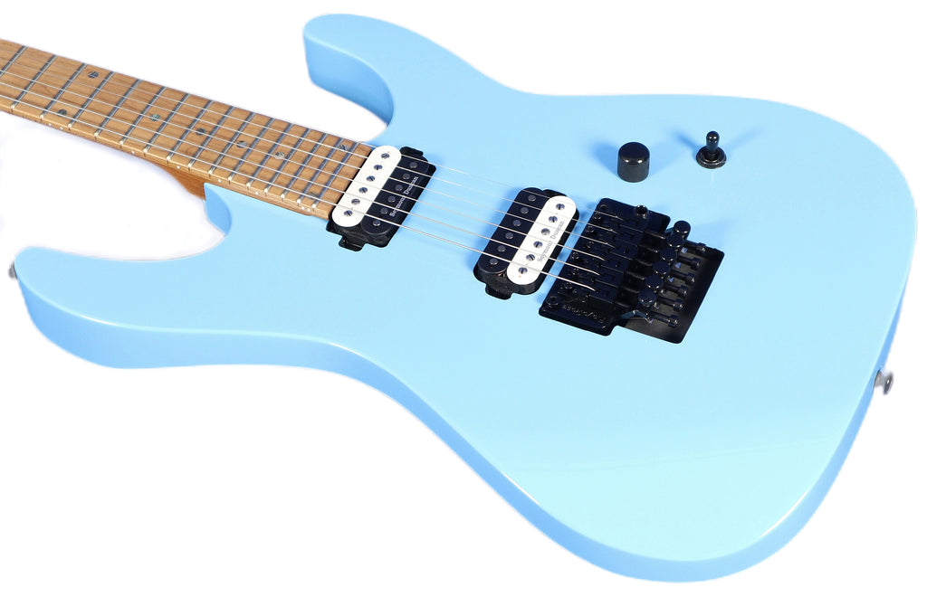 Dean Modern MD24 Roasted Maple Vintage Blue Floyd Rose Electric