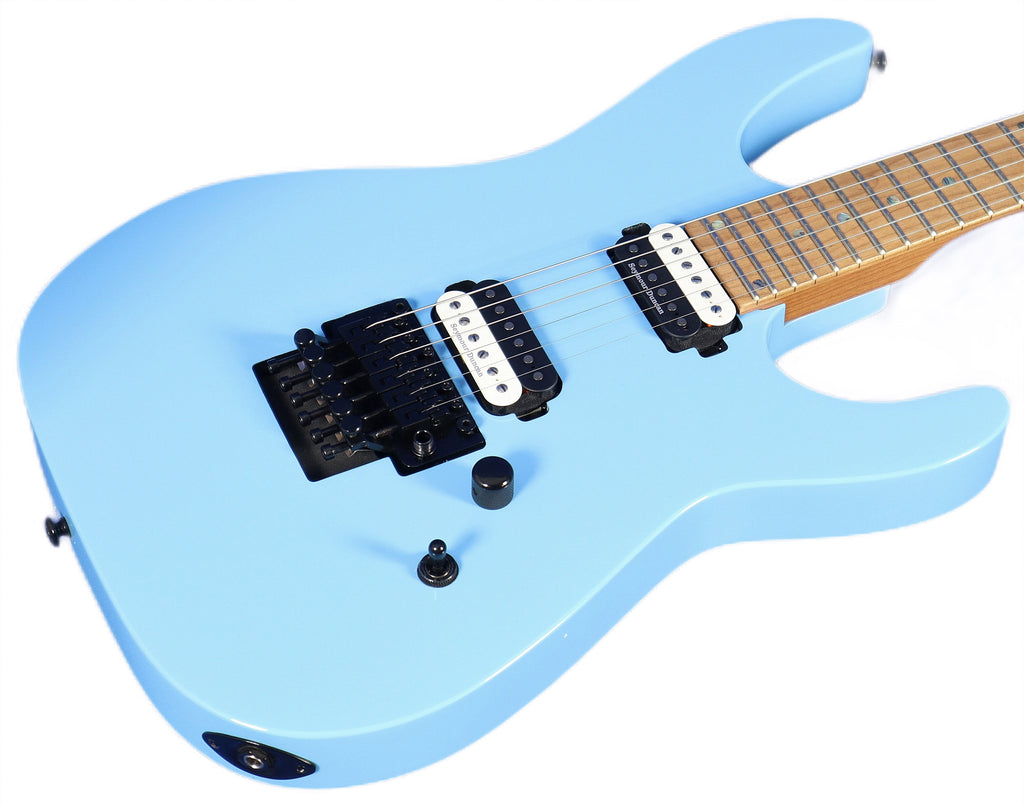 Dean Modern MD24 Roasted Maple Vintage Blue Floyd Rose Electric