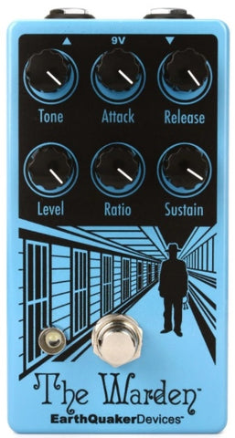 EarthQuaker Devices The Warden V2 Optical Compressor Guitar Effects Effect Pedal