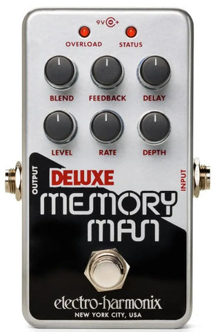 Electro-Harmonix EHX Nano Deluxe Memory Man Guitar Echo Chorus Vibrato Pedal